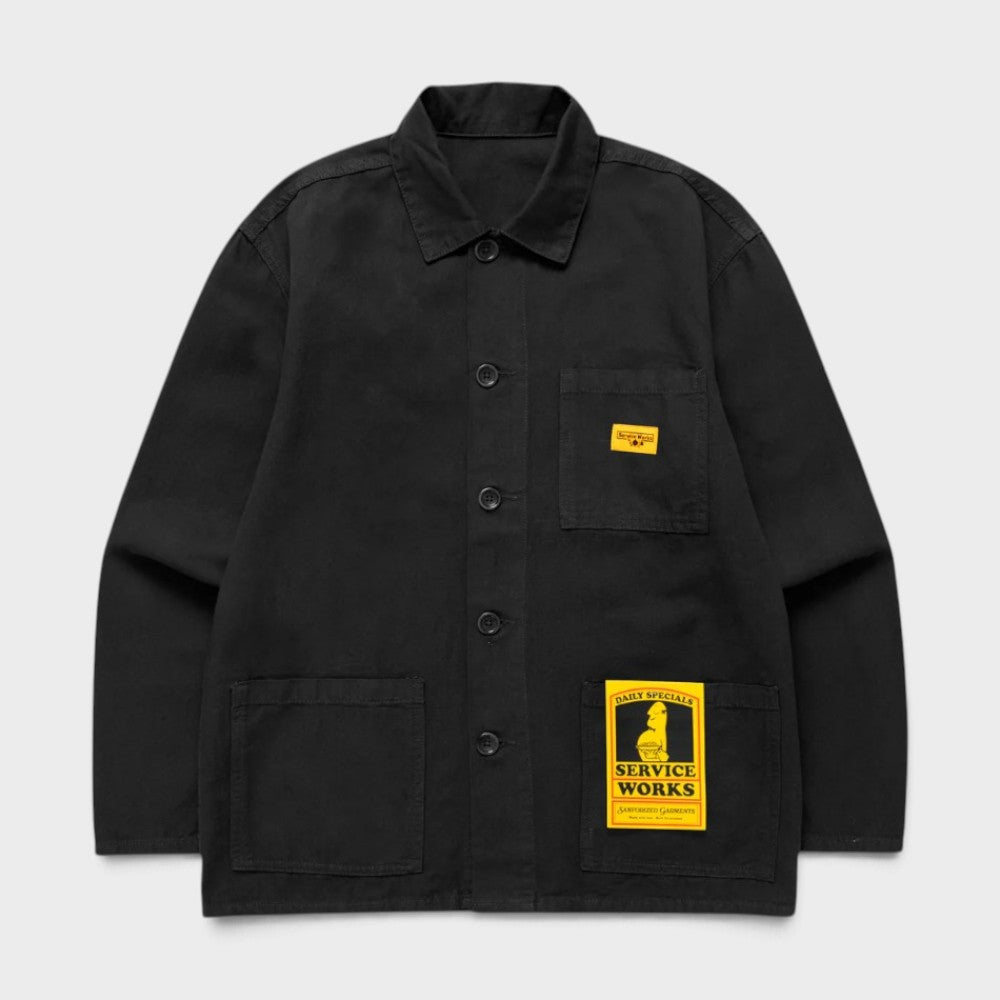 Service Works Classic Chore Shirt Black Sw009w26-olive