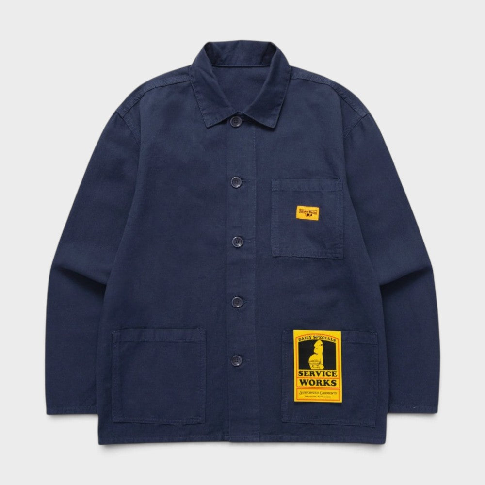 Service Works Classic Chore Shirt Dark Navy Sw009w26-dark-navy