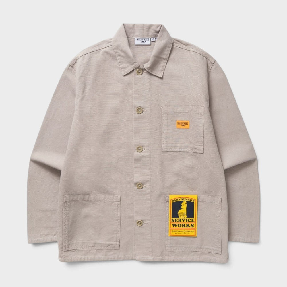 Service Works Classic Chore Shirt Stone Sw009w26-stone