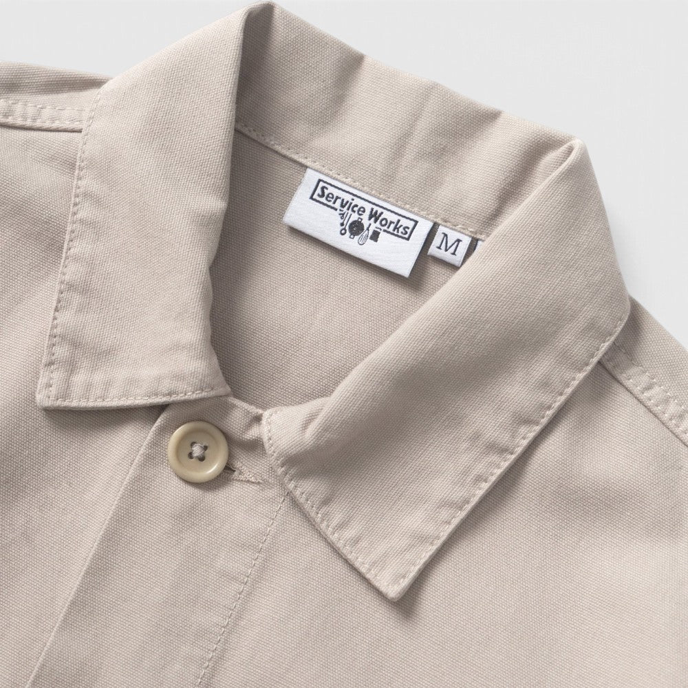 Service Works Classic Chore Shirt Stone Sw009w26-stone