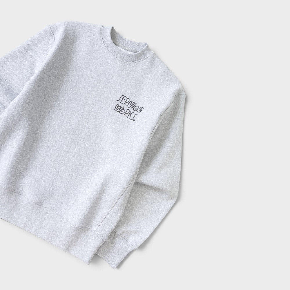 Service Works Double Vision Crewneck Heather Sw363w26-heather