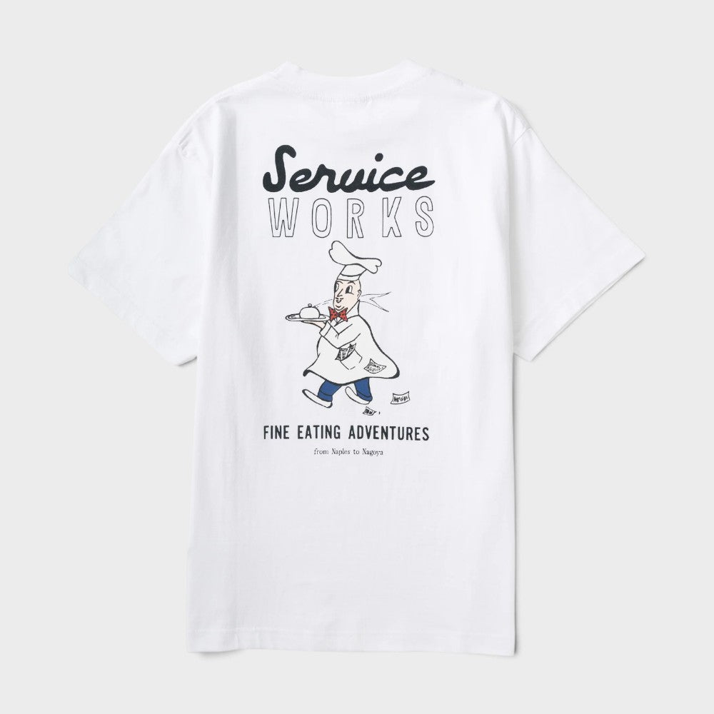 Service Works Eating Adventures Tee White Sw372w26-white