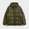 Taion Mountain Hooded Fly-Foront Volume Down Jacket Dark Olive TAION-106VFMT-D-OLIVE