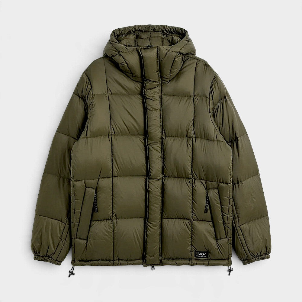 Taion Mountain Hooded Flyforont Jack Dark Olive Taion-106vfmt-d-olive
