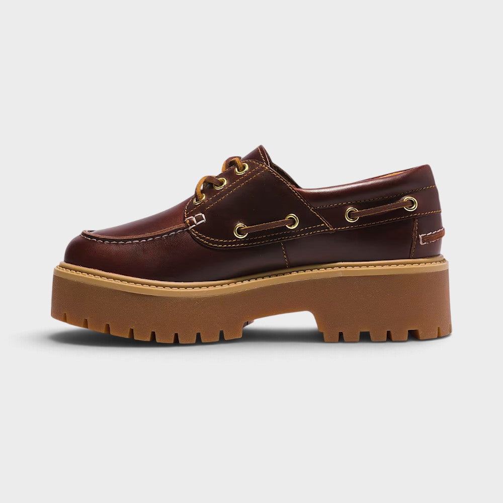 Timberland Stone Street Boat Shoe Rootbeer Tb0a2qdmd571