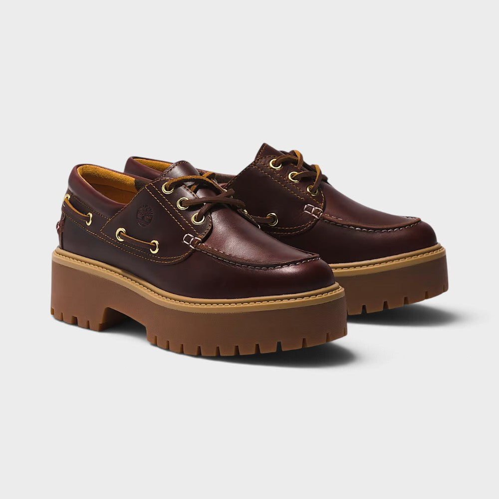 Timberland Stone Street Boat Shoe Rootbeer Tb0a2qdmd571