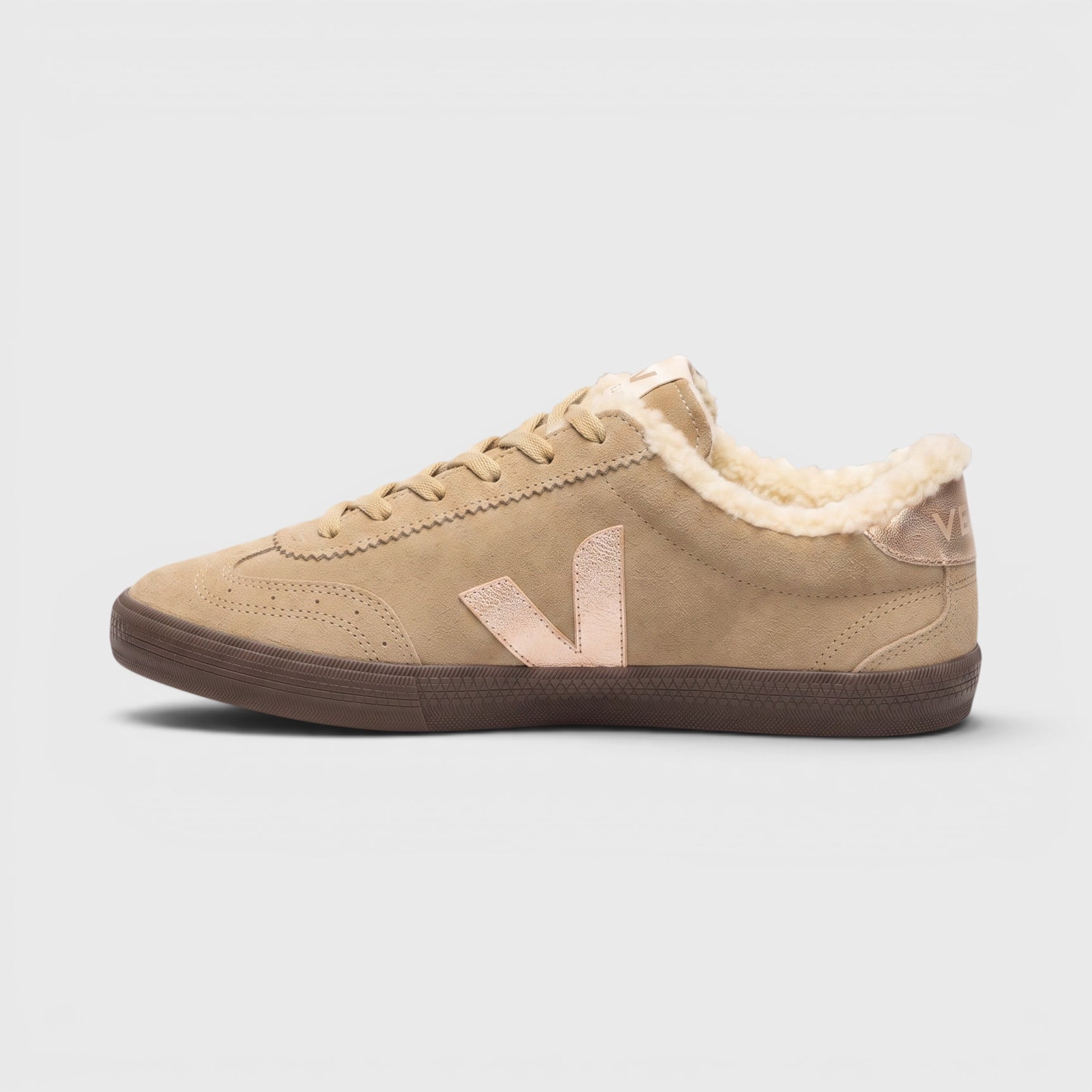 Veja Volley Winter Suede Dune Platine Eagle Vu0321860