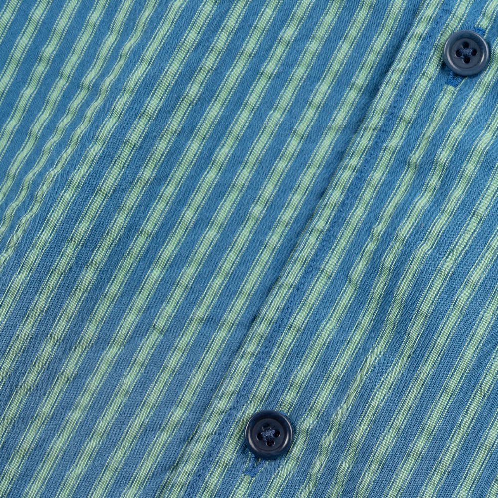Ymc Malick Shirt Blue/Green P2yau-blue/Green