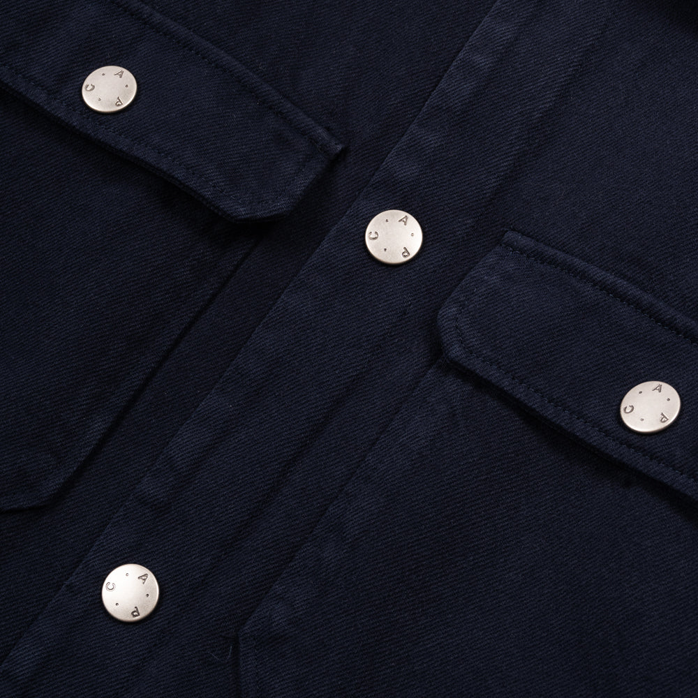 A.p.c. Blouson New Ben Dark Navy Wvbde-h02761-iak