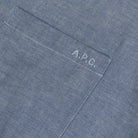 A.p.c. Chemise Edouard Indigo Cohdv-h12509-iai
