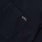 A.p.c. Chemise Mateo Logo Dark Navy Cohah-h12599
