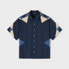 A.p.c. Chemise Patchwork Indigo COHOP-H12654-IAI