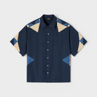 A.p.c. Chemise Patchwork Indigo Cohop-h12654-iai