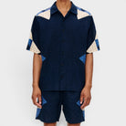 A.p.c. Chemise Patchwork Indigo Cohop-h12654-iai