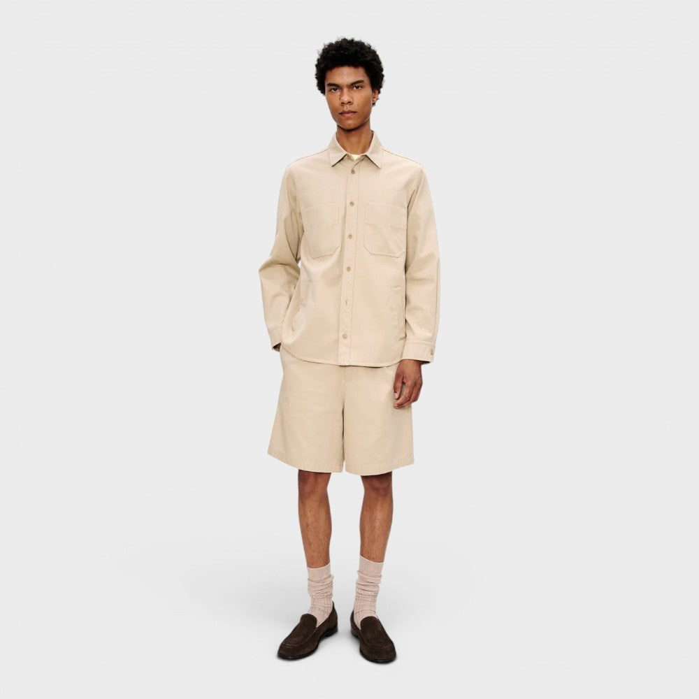 A.p.c. Overshirt Denim Japonais Beige Cohnz-m32027-baa