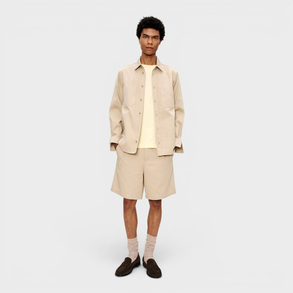 A.p.c. Overshirt Denim Japonais Beige Cohnz-m32027-baa
