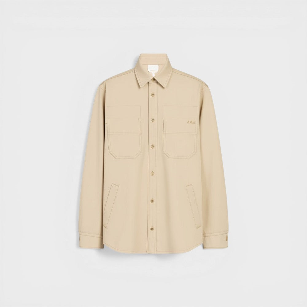 A.p.c. Overshirt Denim Japonais Beige M32027-baa