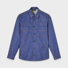 A.p.c. Overshirt Denim Japonais Bleu Cohlx-m32027-iaa