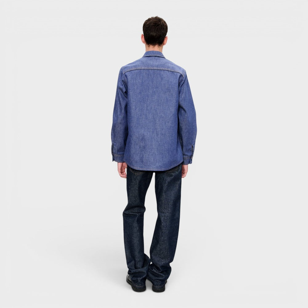 A.p.c. Overshirt Denim Japonais Bleu Cohlx-m32027-iaa