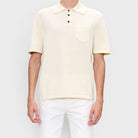 A.p.c. Polo Colin Knitwear Ecru Cohnw-h23478-aad