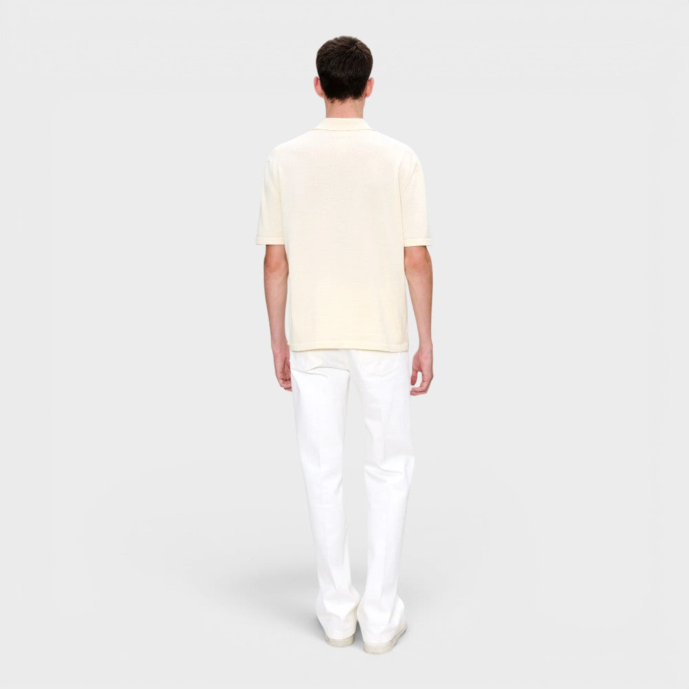 A.p.c. Polo Colin Knitwear Ecru Cohnw-h23478-aad