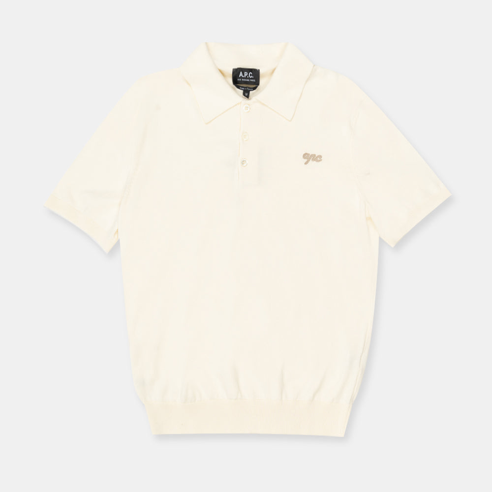 A.p.c. Polo Gregorio Blanc Casse Cogdk-h23393-aac