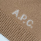 A.p.c. Pull Col Rond Camel Wvbdj-m23248-aab