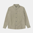 A.p.c. Surchemise Basile Brodee Poitr Vert Grise Cogbj-h02918
