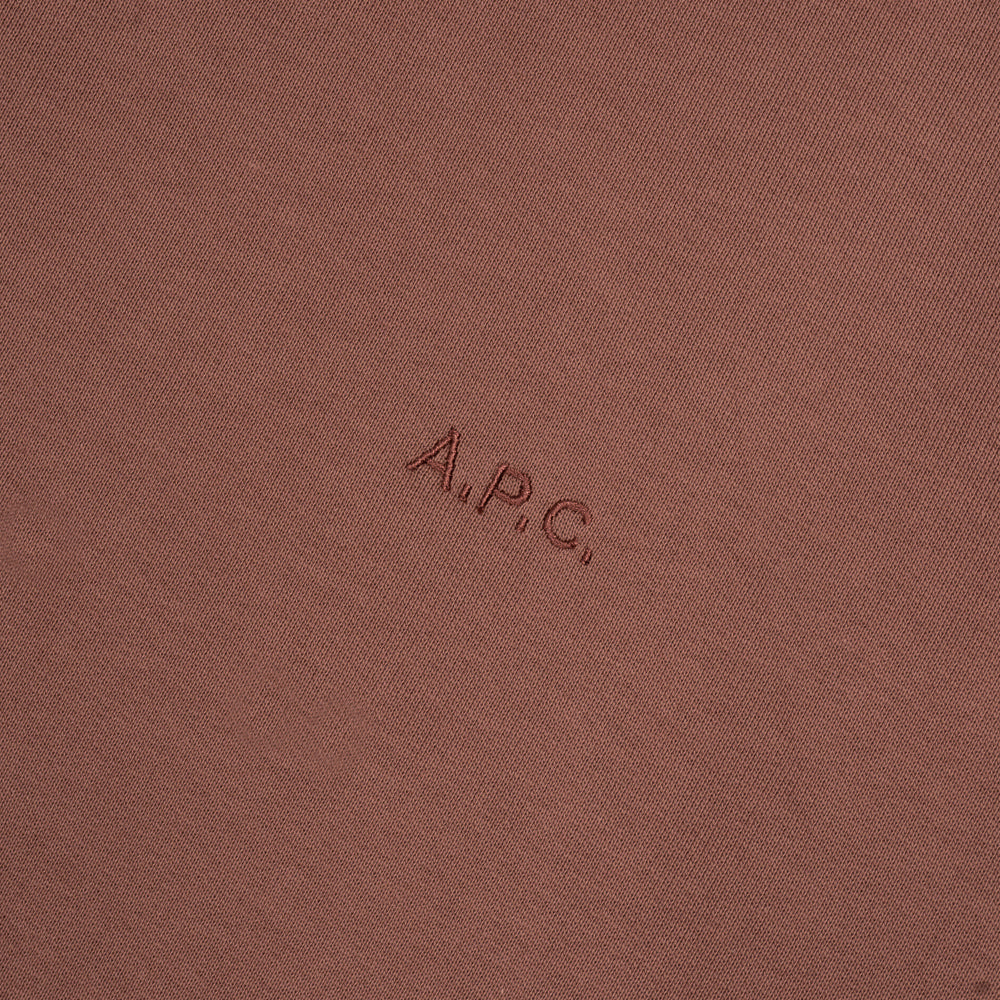 A.p.c. Sweat Standard Brode Vieux Rose Cohby-m27919-fae