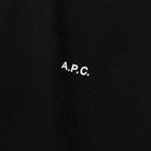 A.p.c. Tshirt Boxy Micro Logo Noir Blanc Cohbuw-h26386-tzc