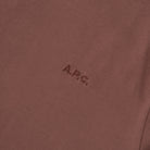 A.p.c. Tshirt Standard Brode Vieux Rose Cohbw-m26392-fae