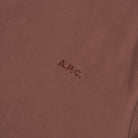 A.p.c. Tshirt Standard Brode Vieux Rose Cohbw-m26392-fae
