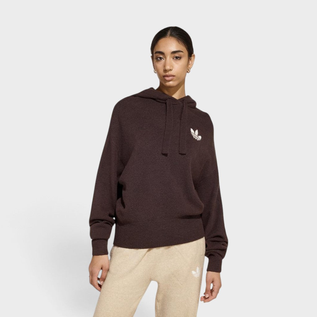 Adidas Essential Knit Hoodie Maille Aurora Coffee Ia4448
