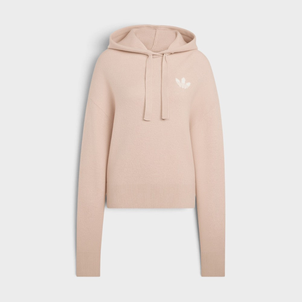 Adidas Essential Knit Hoodie Maille Wonder Taupe Rose Kr9159