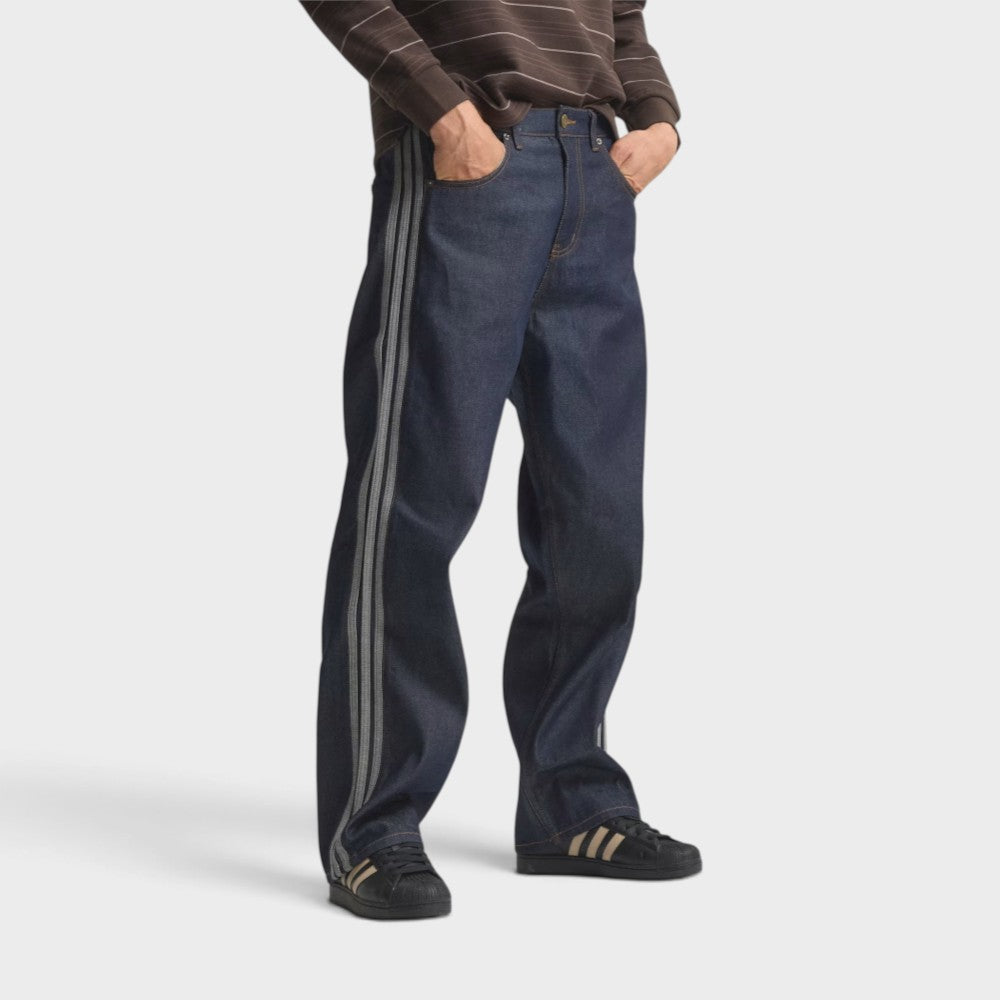 Adidas Firebird Pant Denim Droit Indigo Denim Ks6924