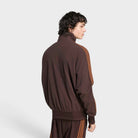 Adidas Firebird Veste Zip Velour Cote Aurora Coffee Kr9713