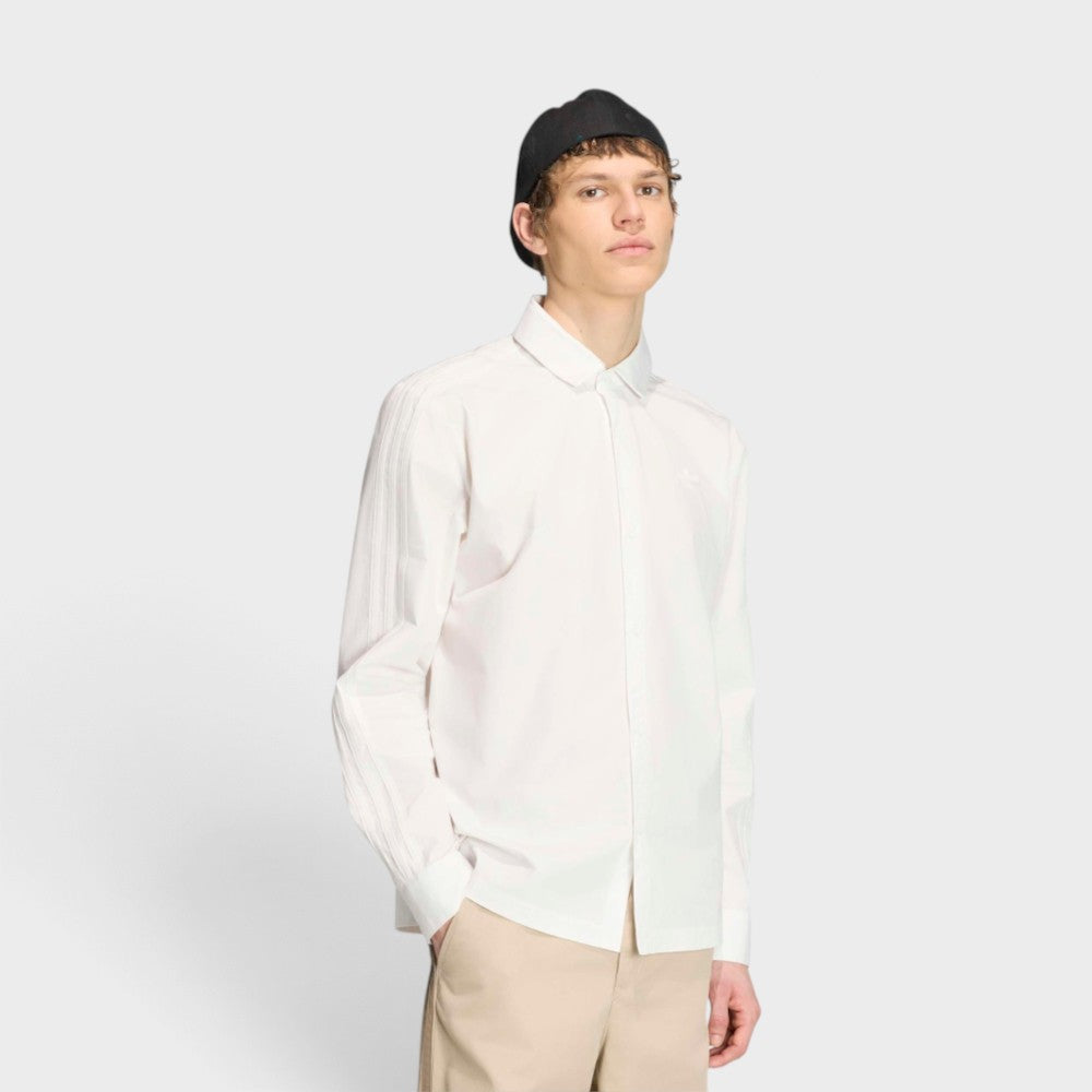 Adidas Tailored Shirt L/S 3 Bandes Cloud White Kr9727
