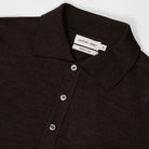 Another Aspect Another Polo Shirt 2.0 Brown Melange Aps-20-bm