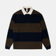 Another Aspect Another Rugby Polo 1.0 Navy brown ARP-10-NBS