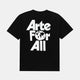 Arte Antwerp Arte For All T-shirt Black AW25-199T-1