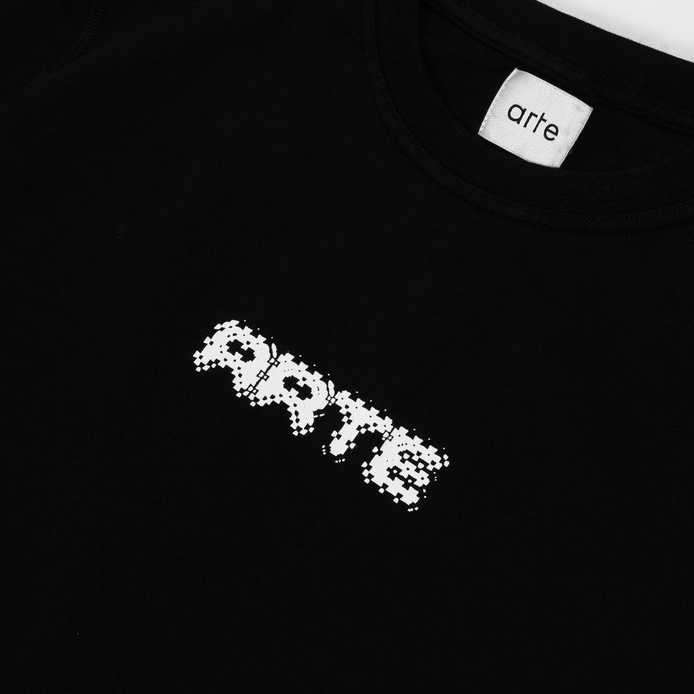 Arte Antwerp Arte Pixel T-shirt Black Aw25-195t