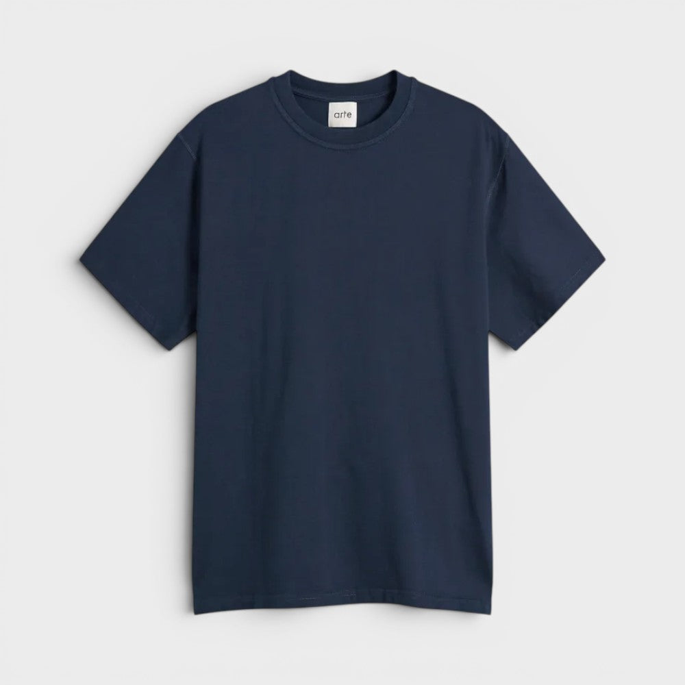 Arte Antwerp Back Collage T-shirt Navy Ss26-100t-navy