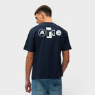 Arte Antwerp Back Collage T-shirt Navy Ss26-100t-navy