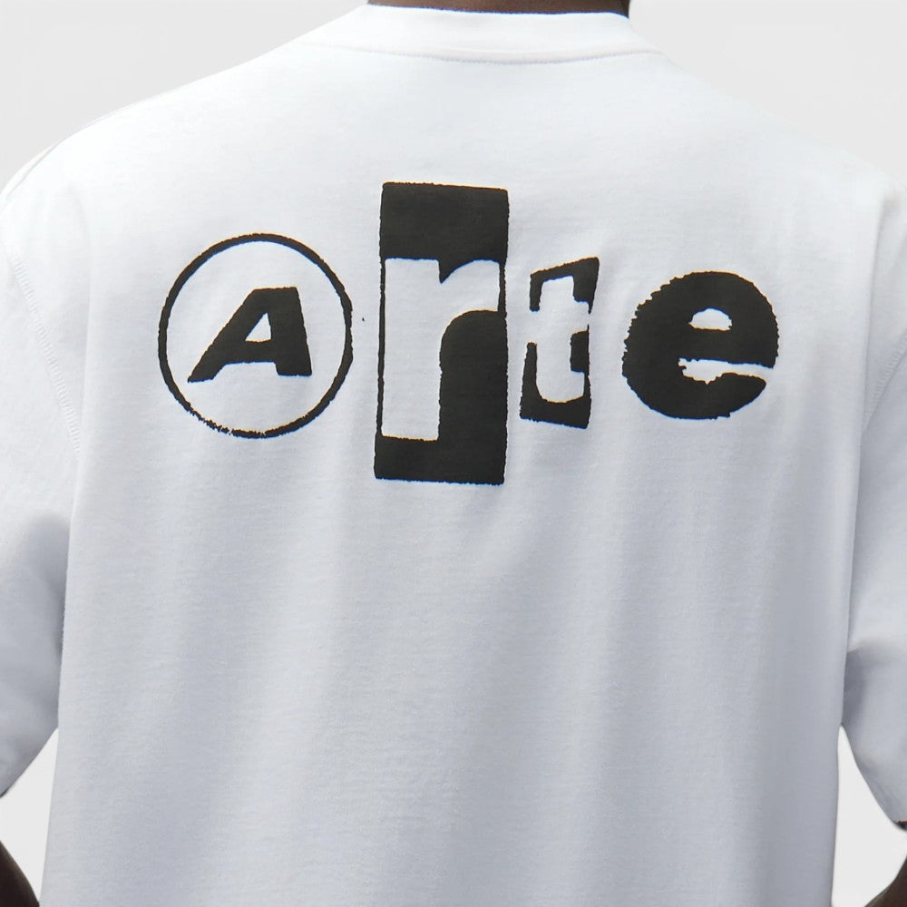 Arte Antwerp Back Collage T-shirt White Ss26-100t-white