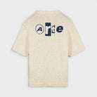 Arte Antwerp Back Graphic Knit T-shirt Cream Ss26-176k-cream