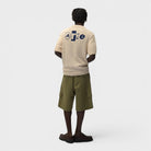 Arte Antwerp Back Graphic Knit T-shirt Cream Ss26-176k-cream
