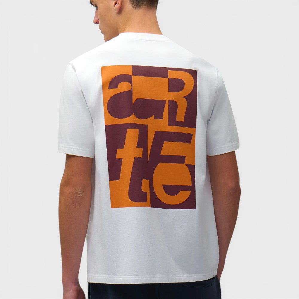 Arte Antwerp Back Graphic T-shirt White SS26-143T-WHITE - Welcome