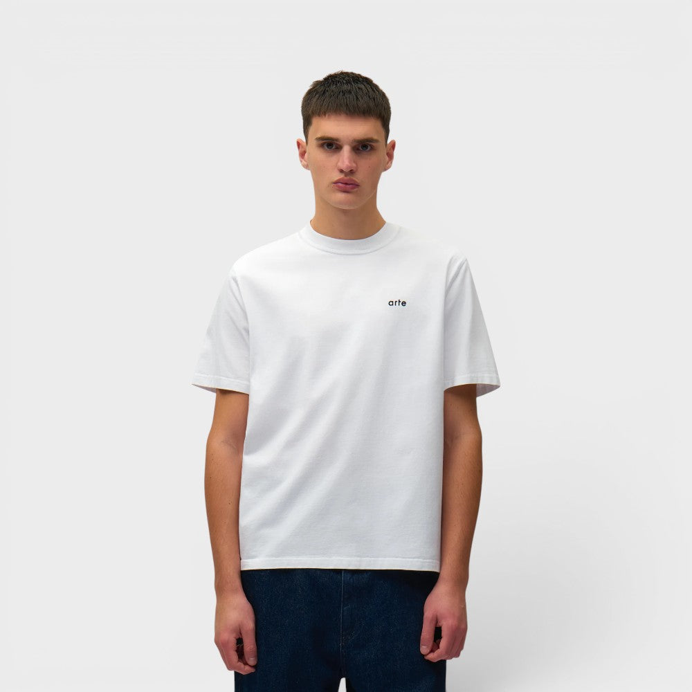 Arte Antwerp Back Poster T-shirt White Ss26-099t-white
