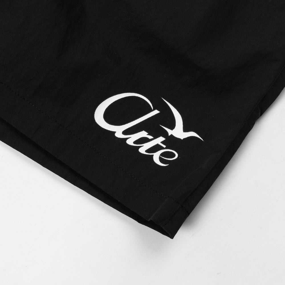 Arte Antwerp Bird Logo Shorts Black Ss25-188sho-1
