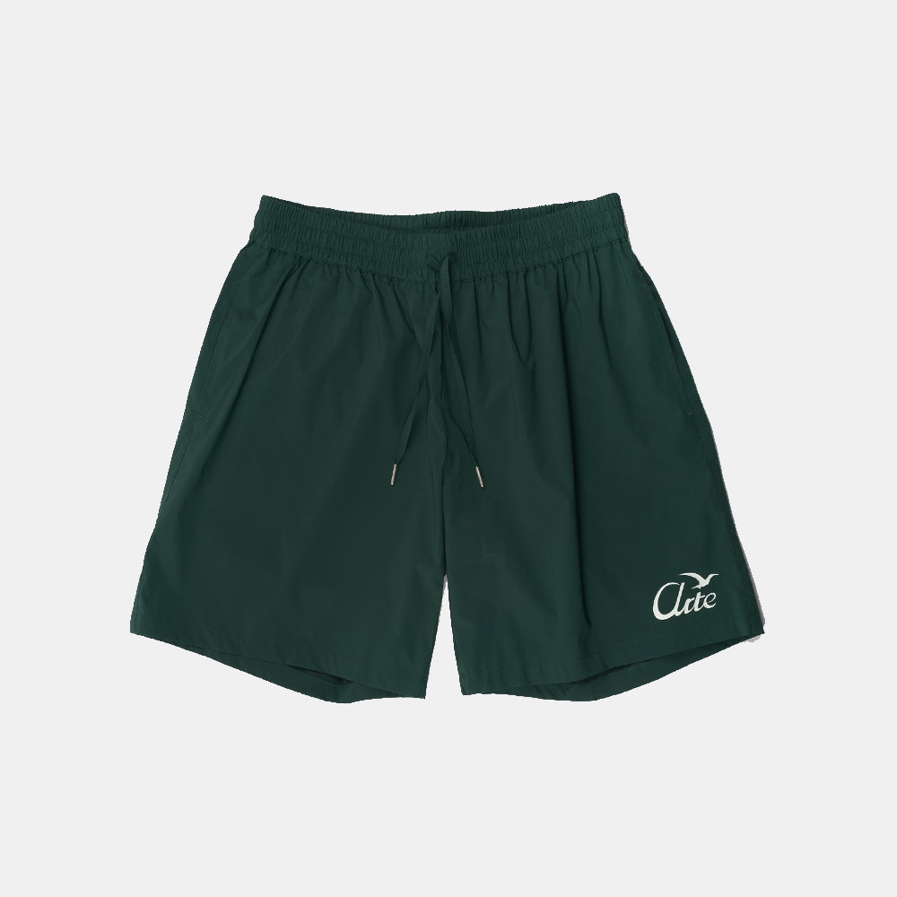 Arte Antwerp Bird Logo Shorts Green Ss25-188sho-1
